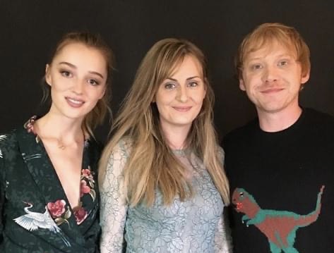 Amanda interviews Phoebe Dynevor and Rupert Grint for AMC’s&nbsp;Snatch